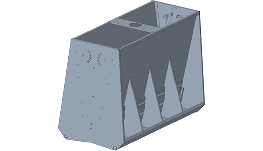 不銹鋼雙面料槽